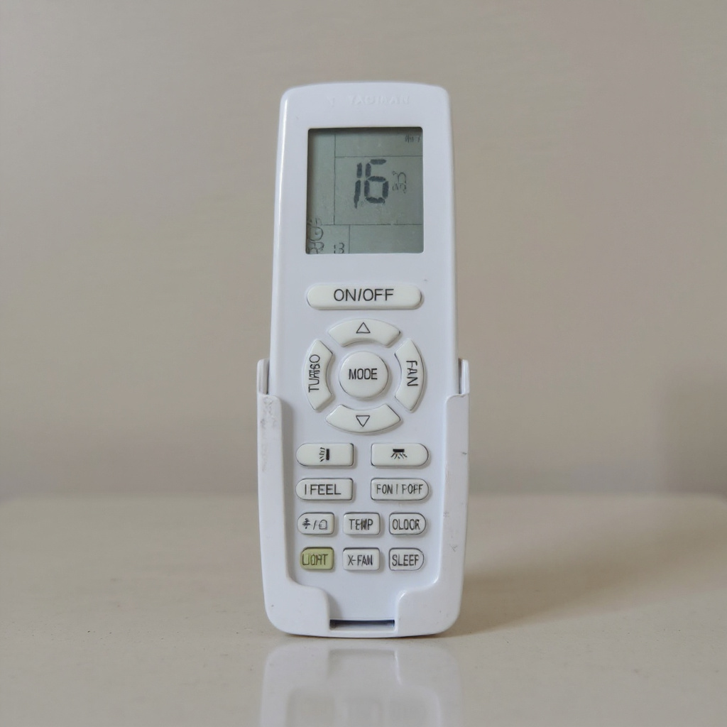 Tadiran YAP1F Air Conditioner Remote Control with Wall Mount Holder