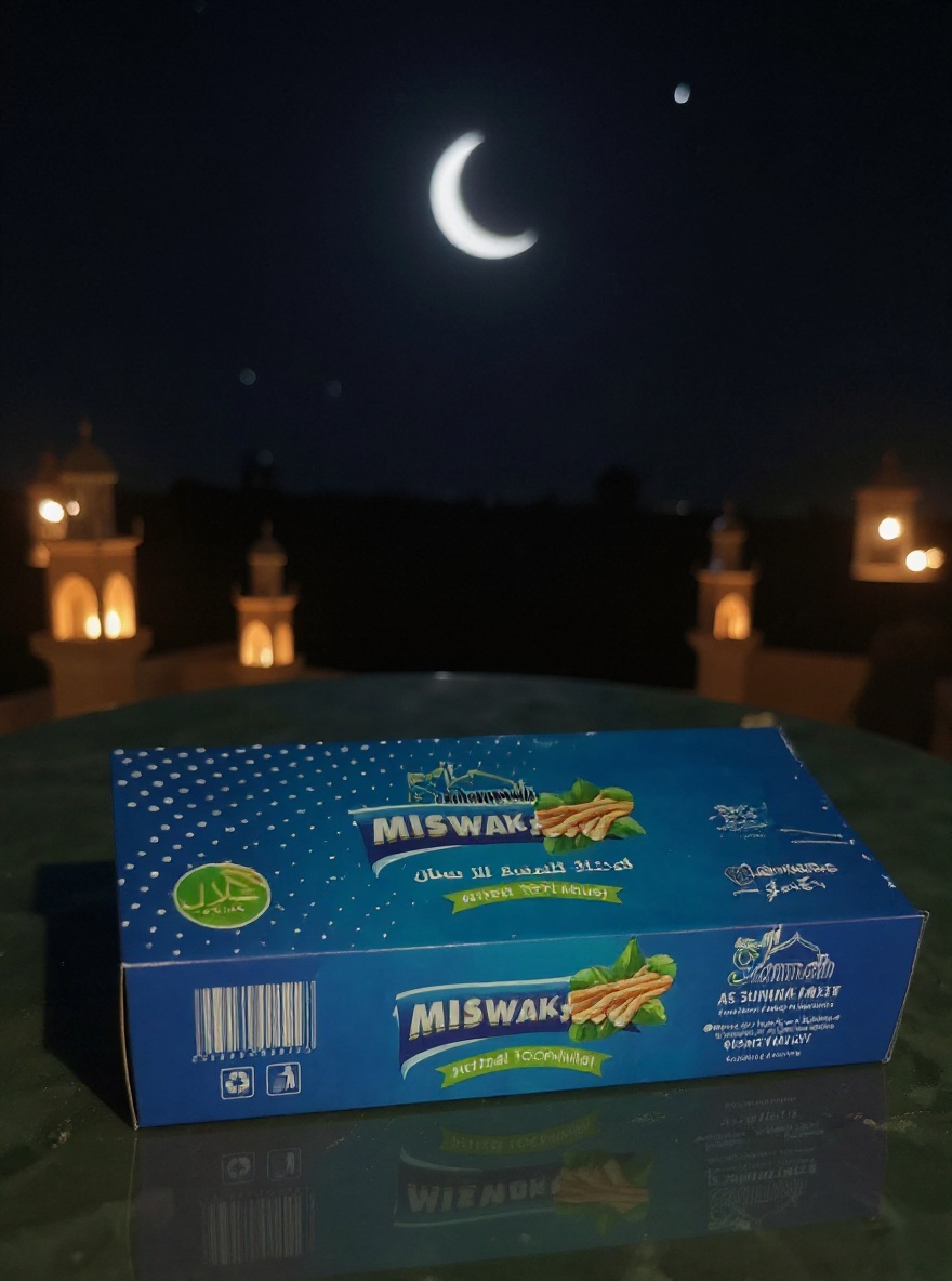 As-Sunnah Natural Miswak Toothbrush Sticks, 12-Piece Box